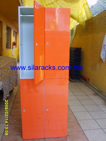 LOCKERS DE PLASTICO PVC 2 PUERTAS