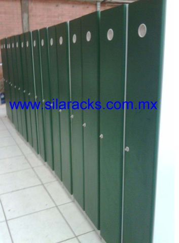 LOCKERS DE PLASTICO PVC 2 PUERTAS